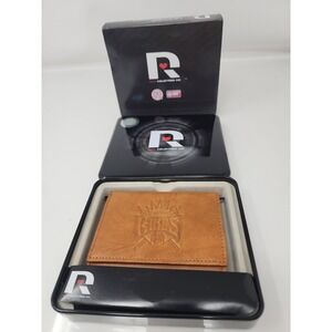 Rico Industries Mens Sacramento Kings Bifold Wallet Brown Leather Casual Size OS